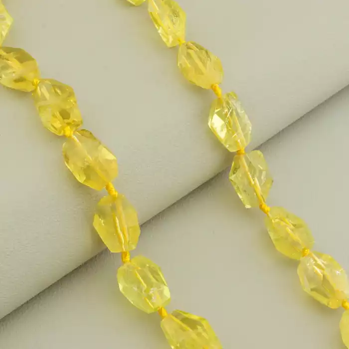 🏷️️ Намисто Топаз 49 см F-106352