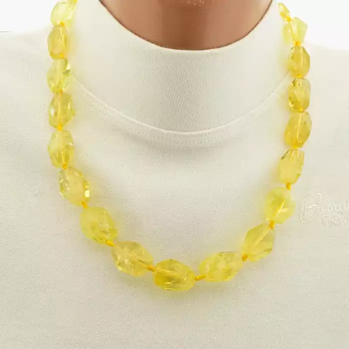 🏷️️ Намисто Топаз 49 см F-106352