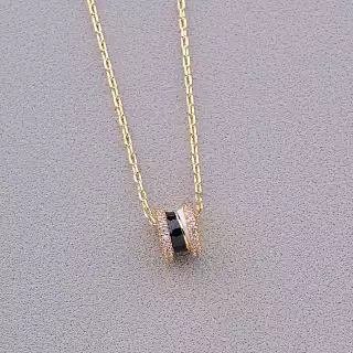 Підвіска Xuping Фіаніт 46 см (позолота 18к)