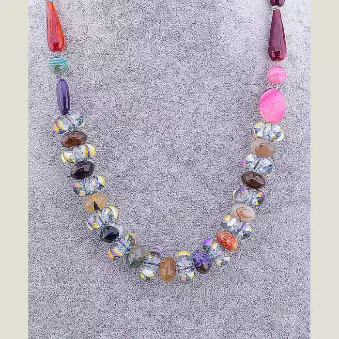 🏷️️ Намисто Агат 70 см ss_16246