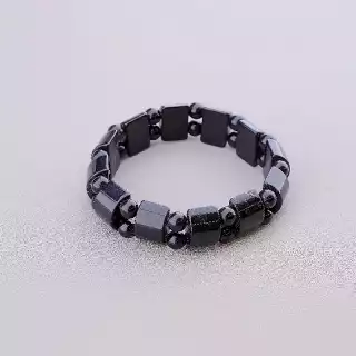 Браслет резинка Агат 18 см