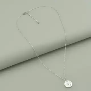 Підвіска квітка Saiya Перламутр 41 см (родій)