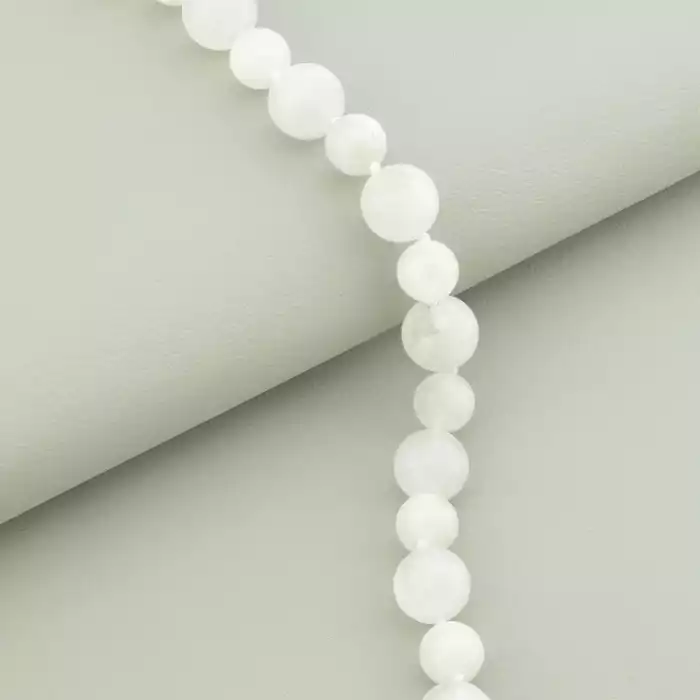 🏷️️ Намисто Місячний камінь срібло (925 проба) 44 см. ss_94534