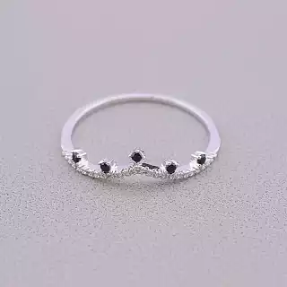 Каблучка Фіаніт (срібло)