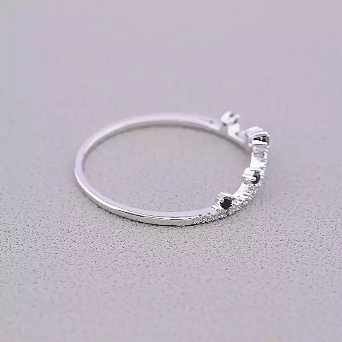 🏷️️ Каблучка Фіаніт (срібло) ss_67853