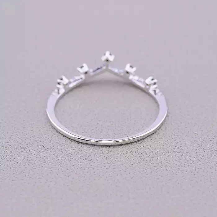 🏷️️ Каблучка Фіаніт (срібло) ss_67853