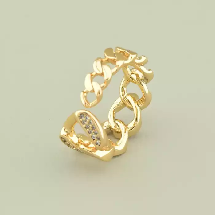 🏷️️ Каблучка Xuping Фіаніт (позолота 18к) ss_103890