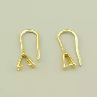 Швензи Пара 20х2мм.(позолота 18к (лимонна))