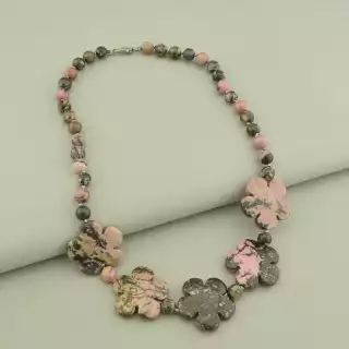 Намисто Родонит 49 см