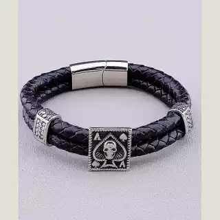 Браслет на магнітній застібці медична сталь 316L 21 см