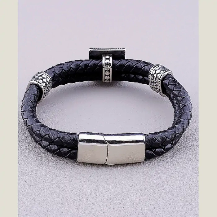 🏷️️ Браслет на магнітній застібці медична сталь 316L 21 см ss_72398