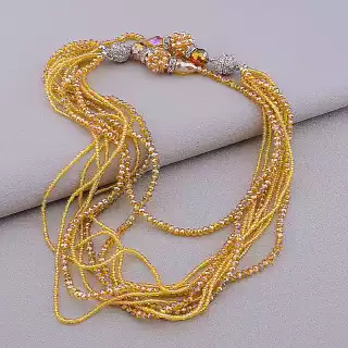 Намисто Чеський кришталь 90 см