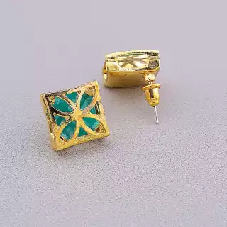 Сережки пусети Fashion емаль