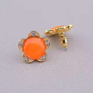 Сережки пусети Fashion Котяче око