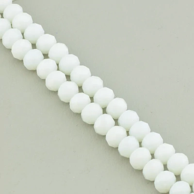 Нитка Чеський кришталь 41 см. 8 мм. (без замка)