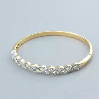 Браслет шарнірний Xuping (позолота/родій)