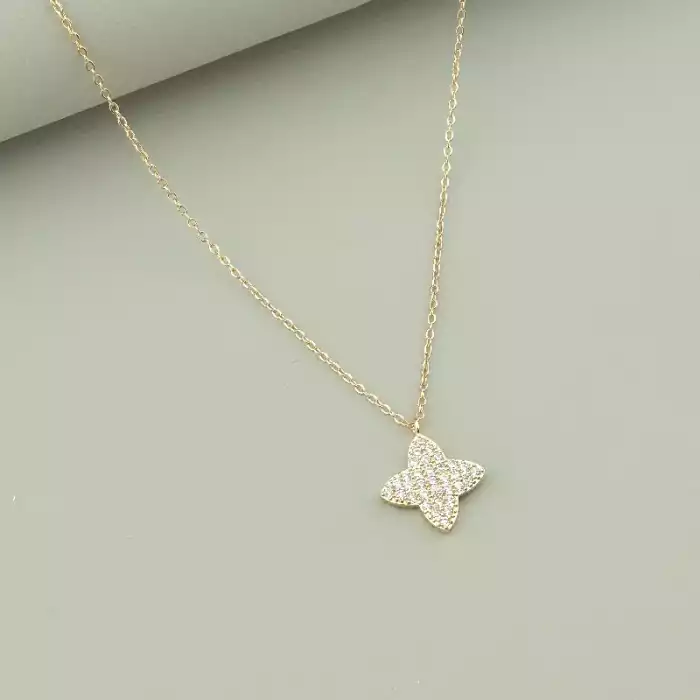 🏷️️ Підвіска зірка Saiya Фіаніт 40 см (позолота 18к лимонна) ss_93969