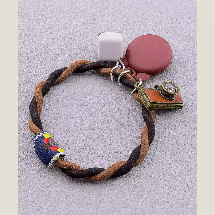 🏷️️ Резинка для волосся Flora Secret тканина ss_41756