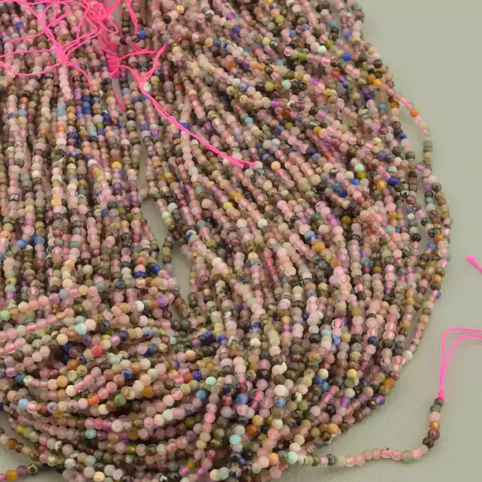 🏷️️ Нитка Самоцвіти 39 см. 2 мм. (без застібки) ss_103055