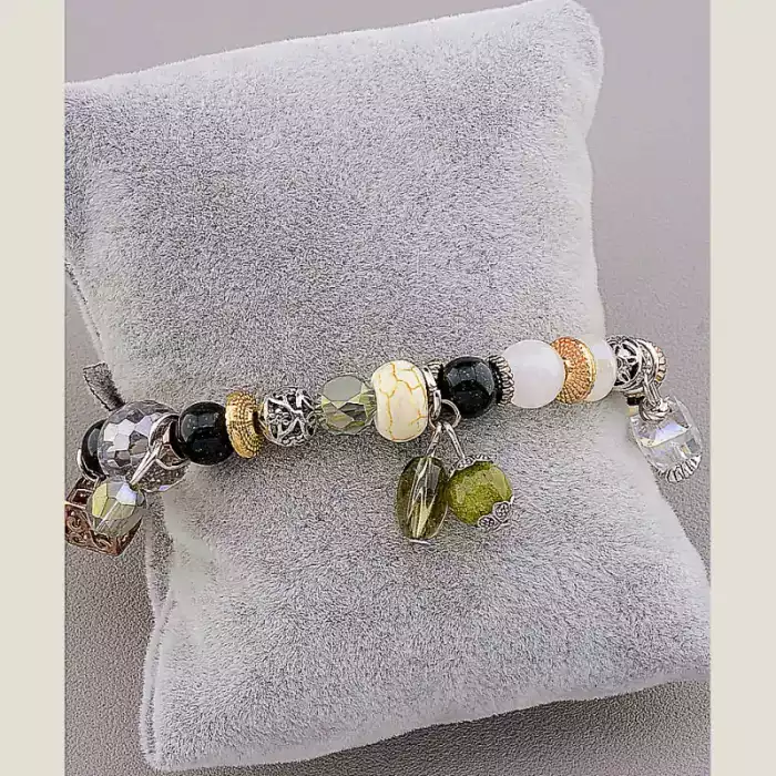 🏷️️ Браслет резинка Чеський кришталь 18 см ss_56710