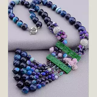 Намисто Агат 60 см