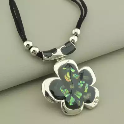 🏷️️ Підвіска+Сережки Галіотіс, Фіаніт 41 см. F-104421