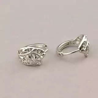 Сережки кільця Xuping (родій)