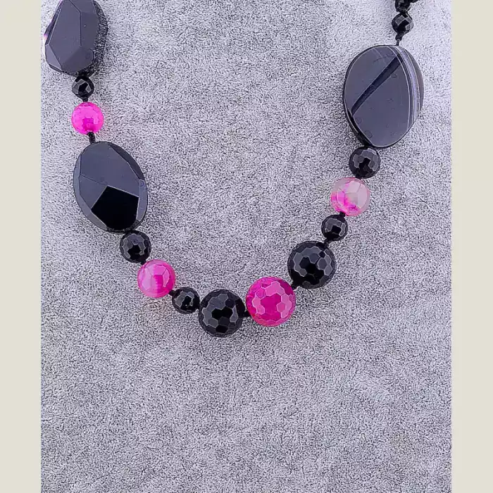 🏷️️ Намисто Агат 80 см ss_69569