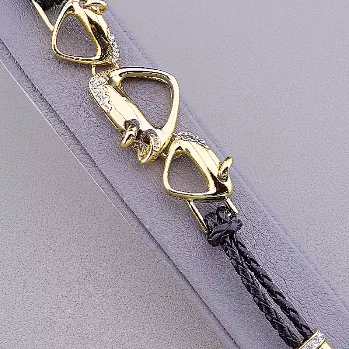 🏷️️ Браслет петля Abella Сrystal 19 см ss_80345