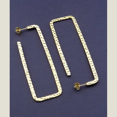 Сережки FJ 70х22 мм