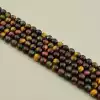 🏷️️ Намистини Тигрове око, Бичаче око, Соколине око 38 см 8.5 мм. (без застібки) F-105541