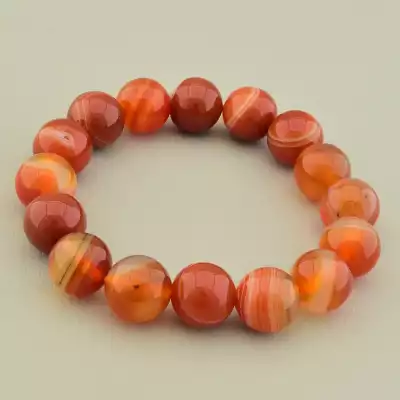 Браслет на резинці Сердолік 17 см