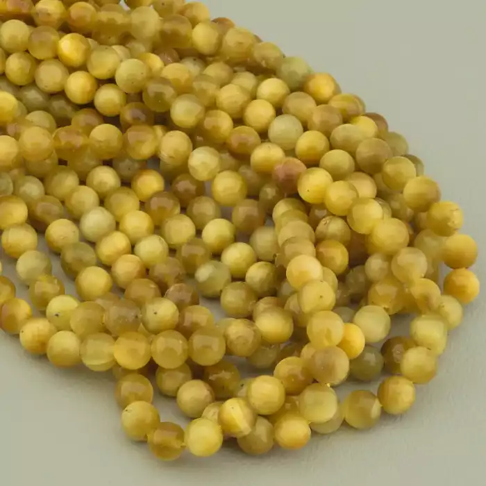 🏷️️ Нитка Котяче око 38 см. 6,5 мм. (без застібки) ss_98345