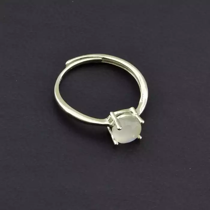 🏷️️ Каблучка Місячний камінь (срібло (925)) F-106251