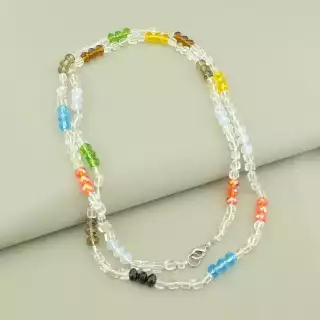 Намисто Гірський кришталь, Чеський кришталь 106 см.