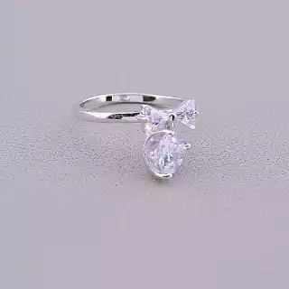 Каблучка Xuping Фіаніт (родій)