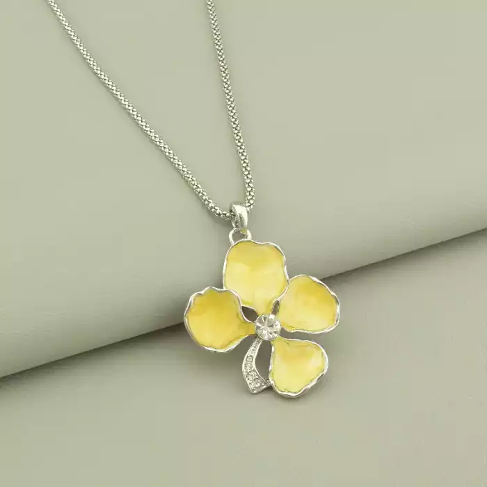 🏷️️ Підвіска+Сережки Перламутр, Фіаніт 40 см. ss_100596