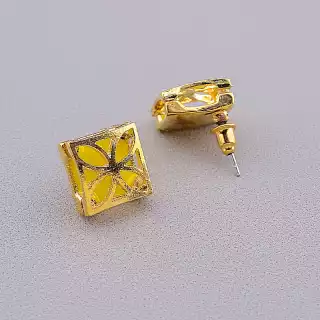 Сережки пусети Fashion емаль