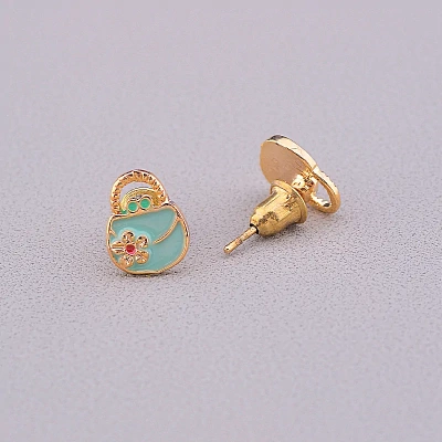 Сережки Fashion емаль