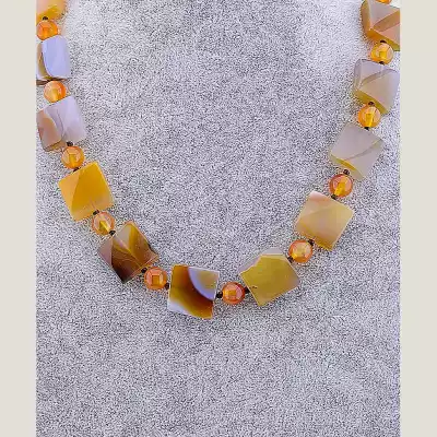 🏷️️ Намисто Агат 55 см F-64107