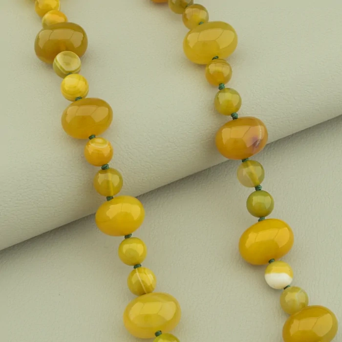 🏷️️ Намисто Агат 47 см. ss_102230