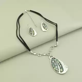 Підвіска+Сережки Галіотіс 42 см.