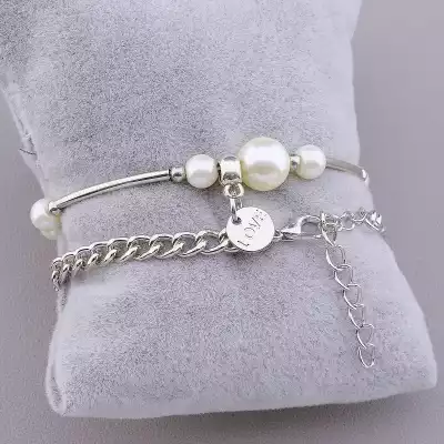 🏷️️ Браслет з карабіном Fashion Майорка 17 см F-78360