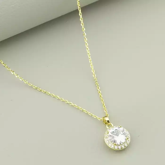 🏷️️ Підвіска Saiya Фіаніт 41 см (позолота 18к лимонна) ss_95783