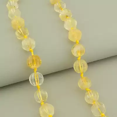 🏷️️ Намисто Цитрін 44 см. F-103576