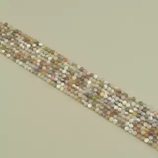 Намистини Агат 39 см. на нитці (натуральне каміння, без застібки)