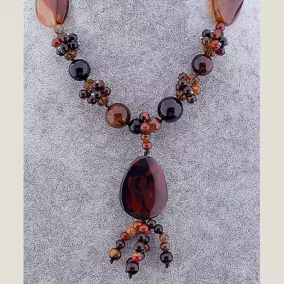 🏷️️ Намисто Сердолік F-10188