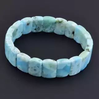 Браслет на резинці Ларімар 18.5 см