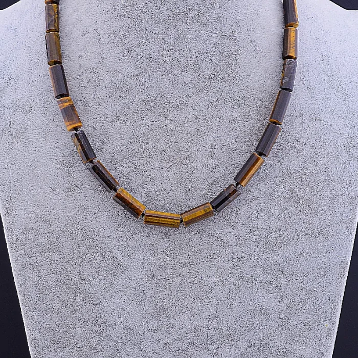 🏷️️ Намисто Тигрове око 51 см ss_70722