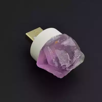 USB лампа Аметист 40х25мм для повербанка
